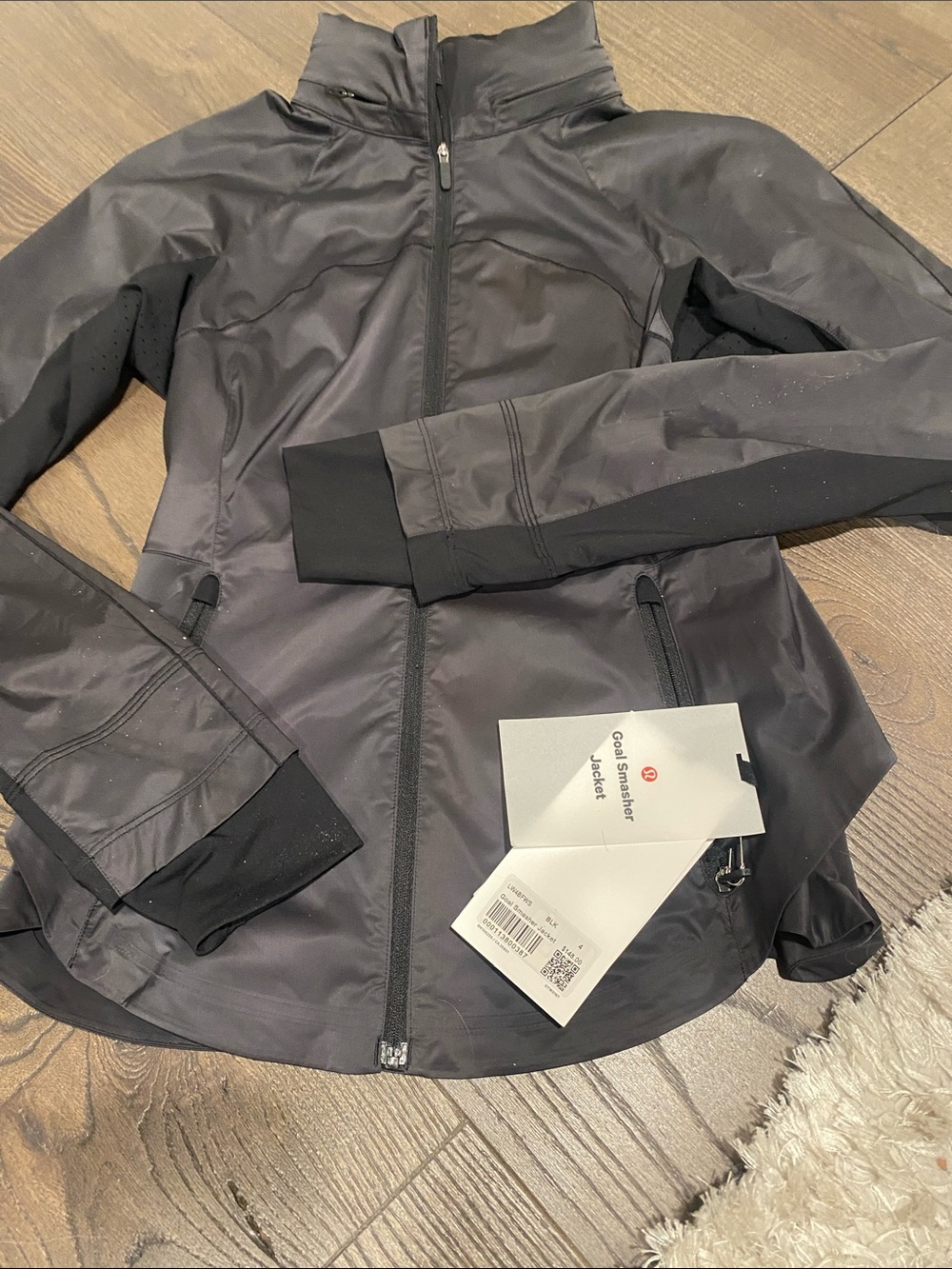 lululemon athletica Women's Black Utility Jacket with High Collar